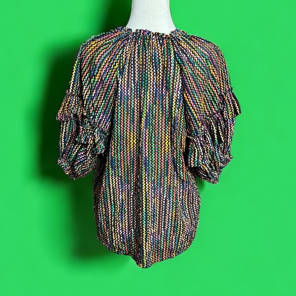 Ramy Brook puff sleeved blouse, Size S - Picture 4 of 7